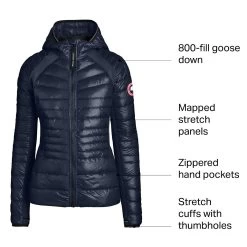 Canada Goose Hybridge Lite Hooded Down Jacket - Women's -Outdoor Sports Shop ATLNAV D6