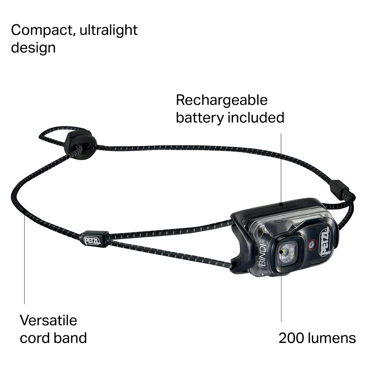 Petzl Bindi Ultralight Headlamp 6 Petzl Bindi Ultralight Headlamp - Image 6