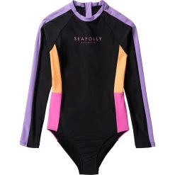 Seafolly Summer Solstice Colour Block Paddlesuit - Girls'