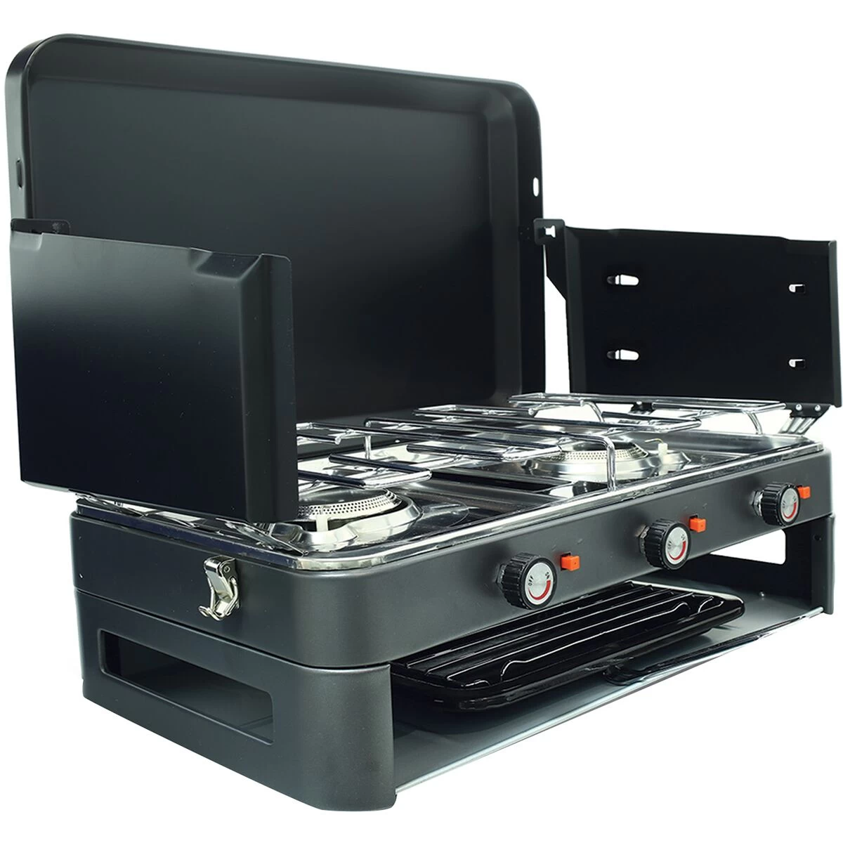 2 Burner Deluxe Grill 4 2 Burner Deluxe Grill - Image 4