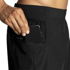 BROOKS High Point 7in 2-in-1 Short - Men's -Outdoor Sports Shop BLA D5 31
