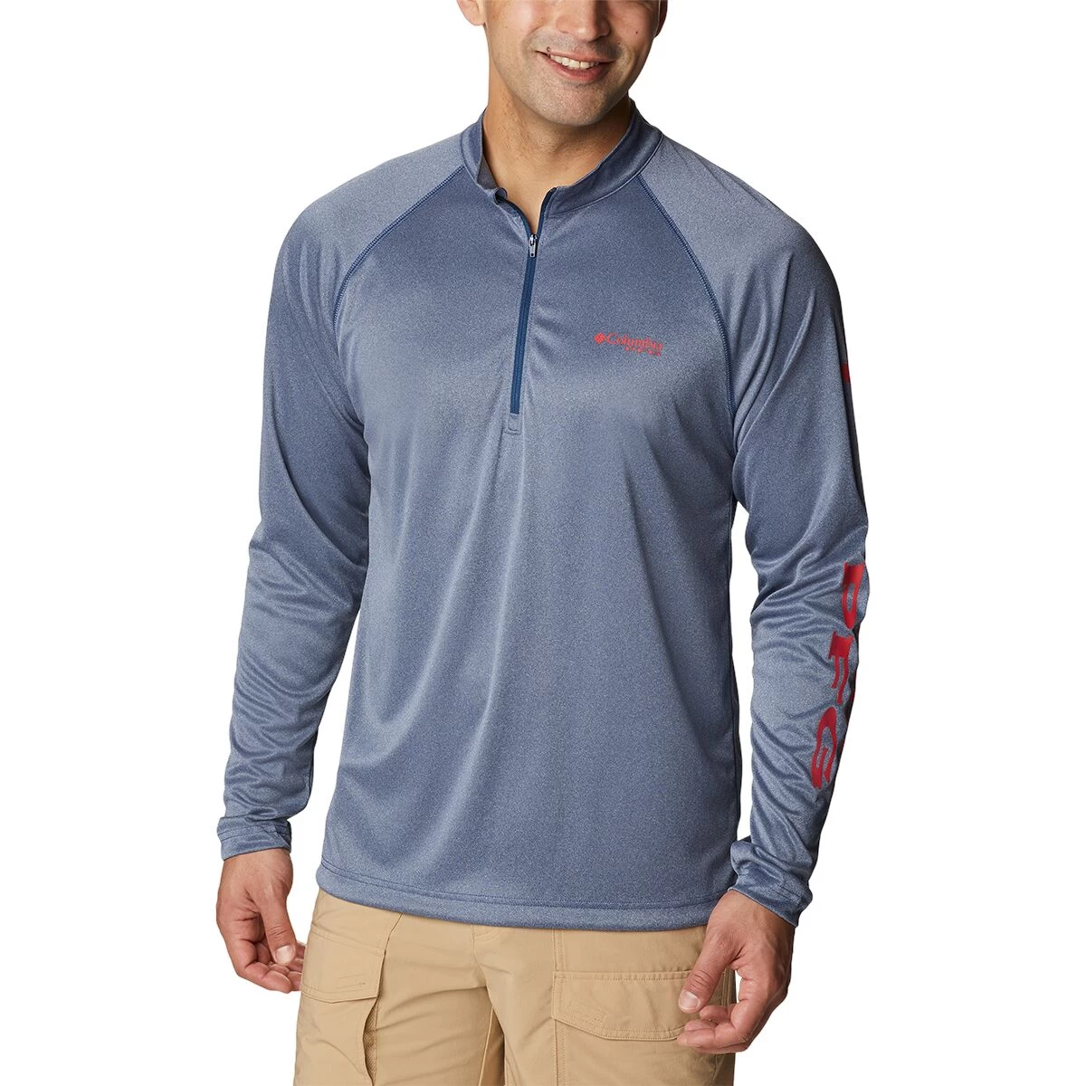 Columbia Terminal Tackle Heather 1/4-Zip Shirt - Men's 5 Columbia Terminal Tackle Heather 1/4-Zip Shirt - Men's - Image 5