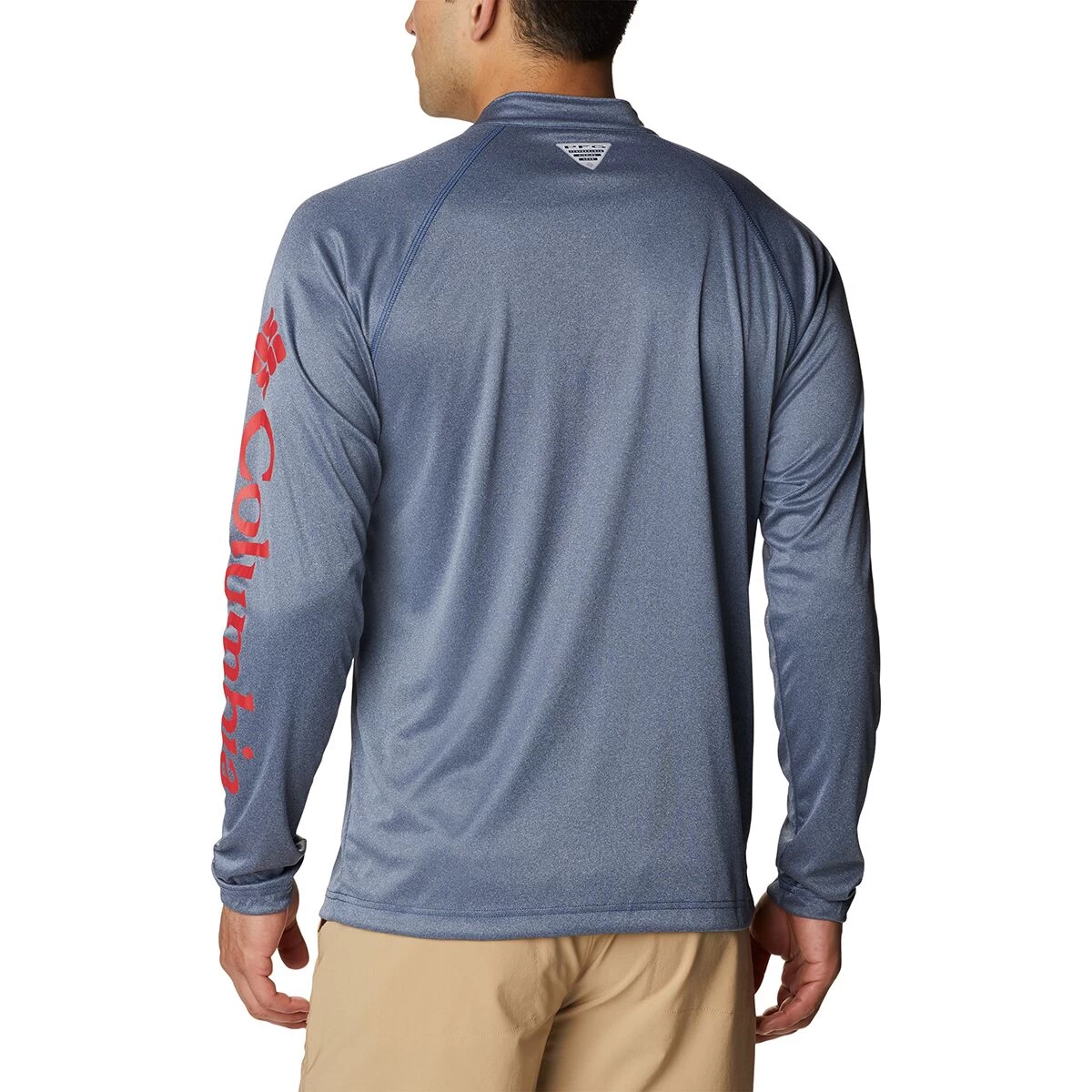 Columbia Terminal Tackle Heather 1/4-Zip Shirt - Men's 3 Columbia Terminal Tackle Heather 1/4-Zip Shirt - Men's - Image 3