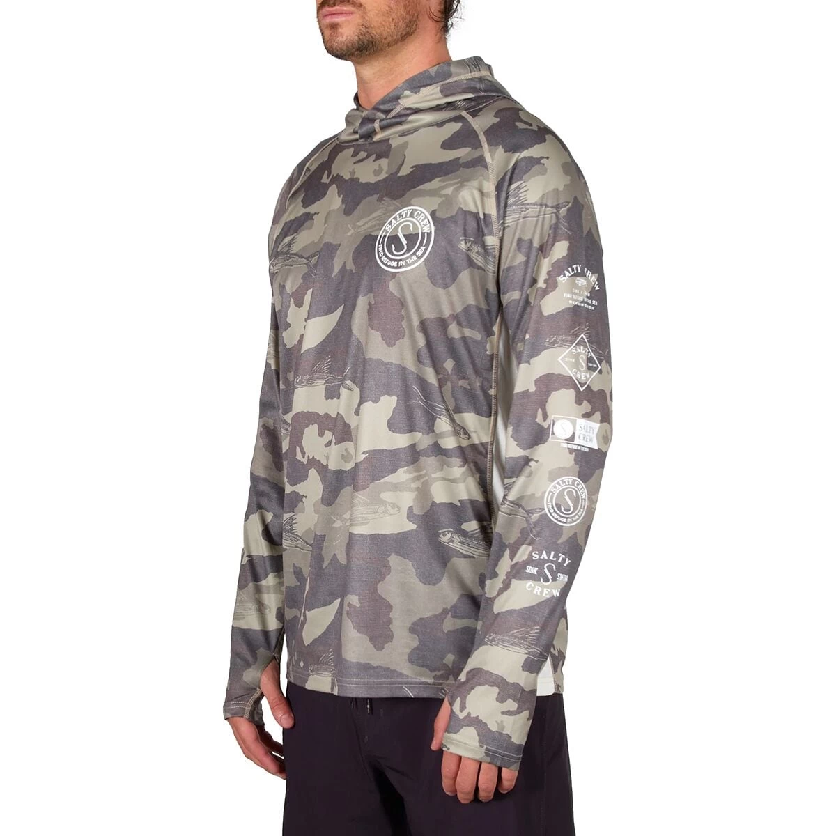 Salty Crew Palomar Pinnacle+ Hooded Shirt - Men's 3 Salty Crew Palomar Pinnacle+ Hooded Shirt - Men's - Image 3