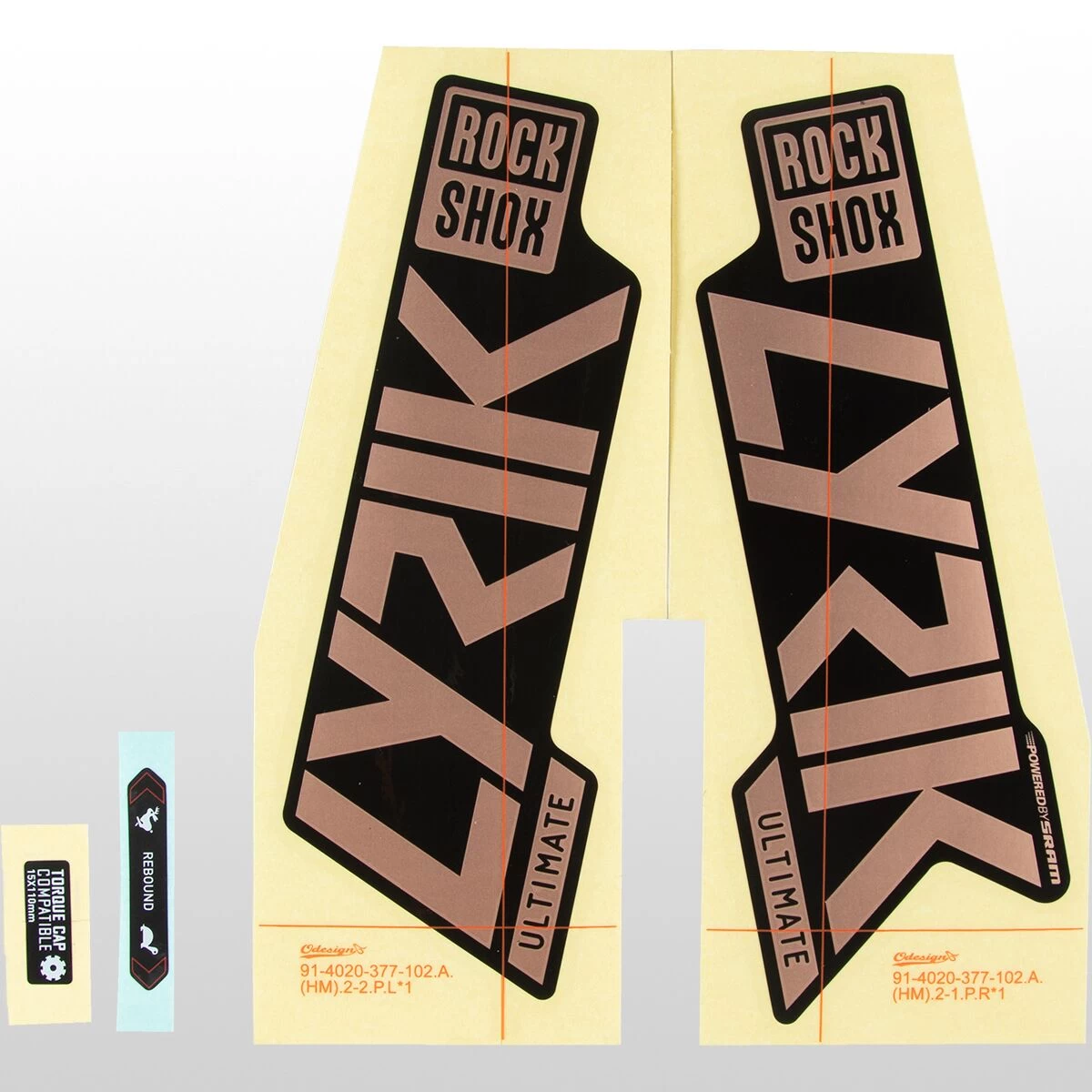 ROCKSHOX Lyrik Ultimate Decal Kit 5 ROCKSHOX Lyrik Ultimate Decal Kit - Image 5