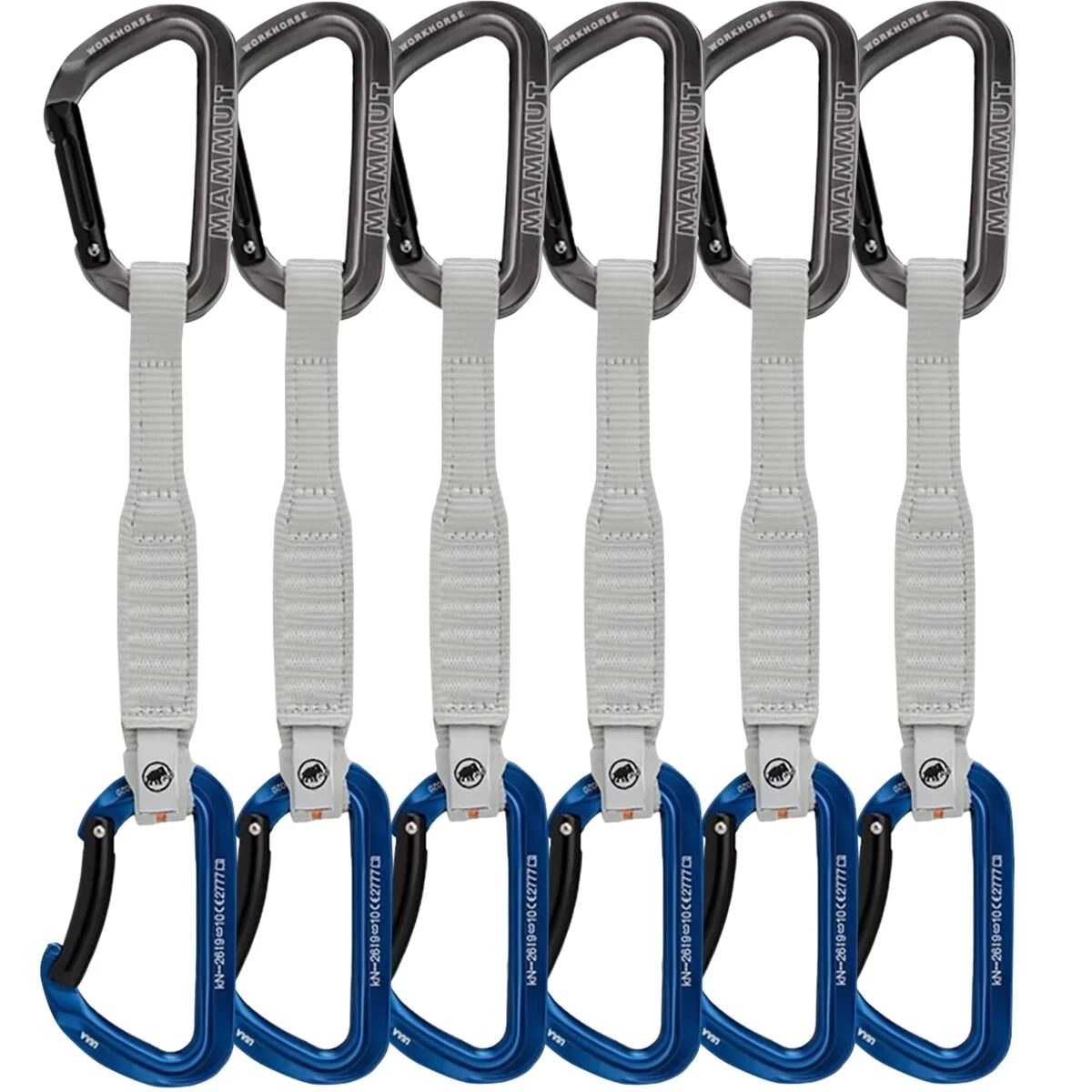 Mammut Workhorse Keylock Quickdraw - 6-Pack 1 Mammut Workhorse Keylock Quickdraw - 6-Pack