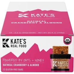 Oatmeal Cranberry & Almond Bars - 12-Pack -Outdoor Sports Shop OATCRAALM D6