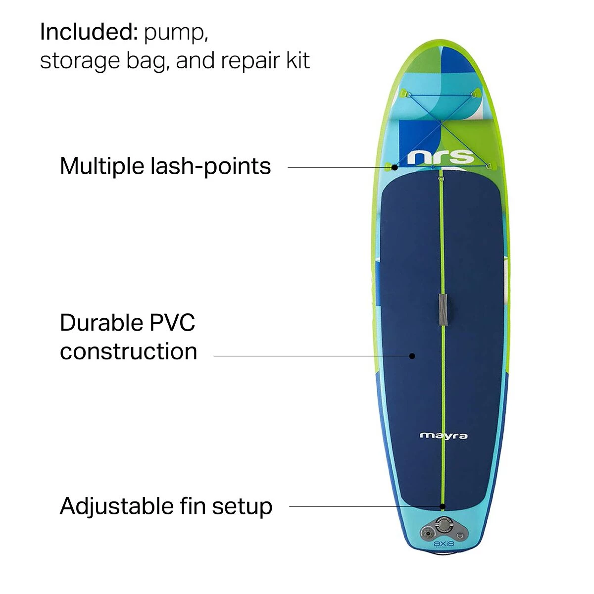NRS Mayra Inflatable Stand-Up Paddleboard - Women's 3 NRS Mayra Inflatable Stand-Up Paddleboard - Women's - Image 3