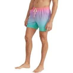 Marine Layer Pattern Swim Trunk - Men's -Outdoor Sports Shop PINGREOMB D3